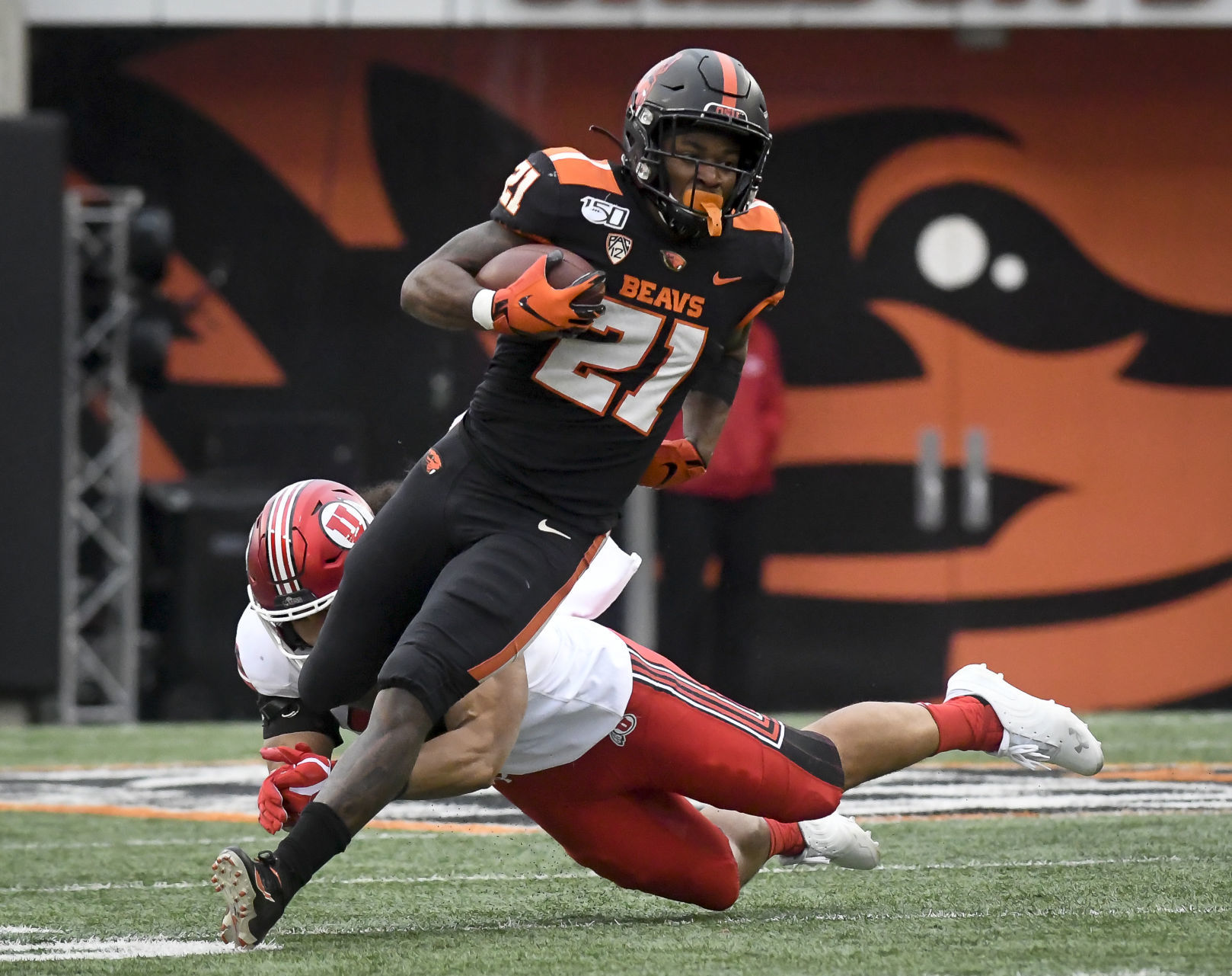 OSU vs Utah football pierce